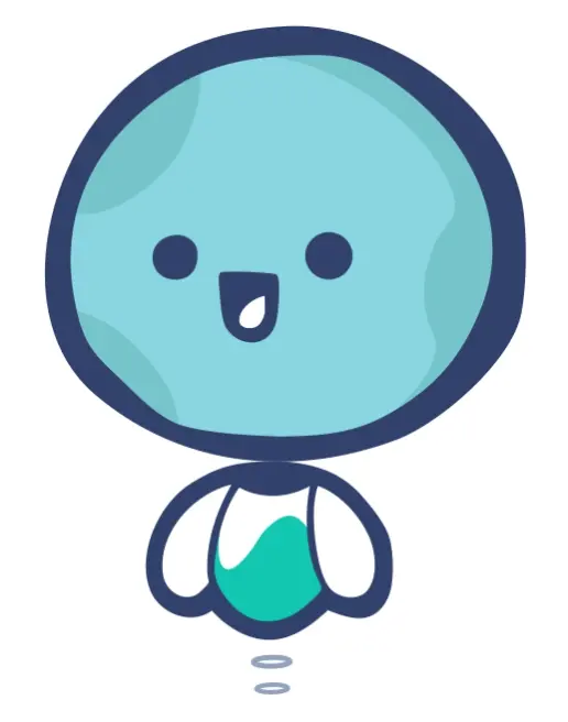 Luna Payroll Character floating animation